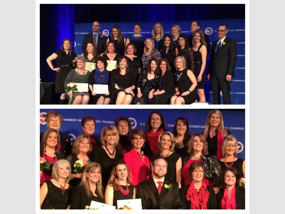 U.S. Chamber Institute for Organization Management class graduates with their IOM designation