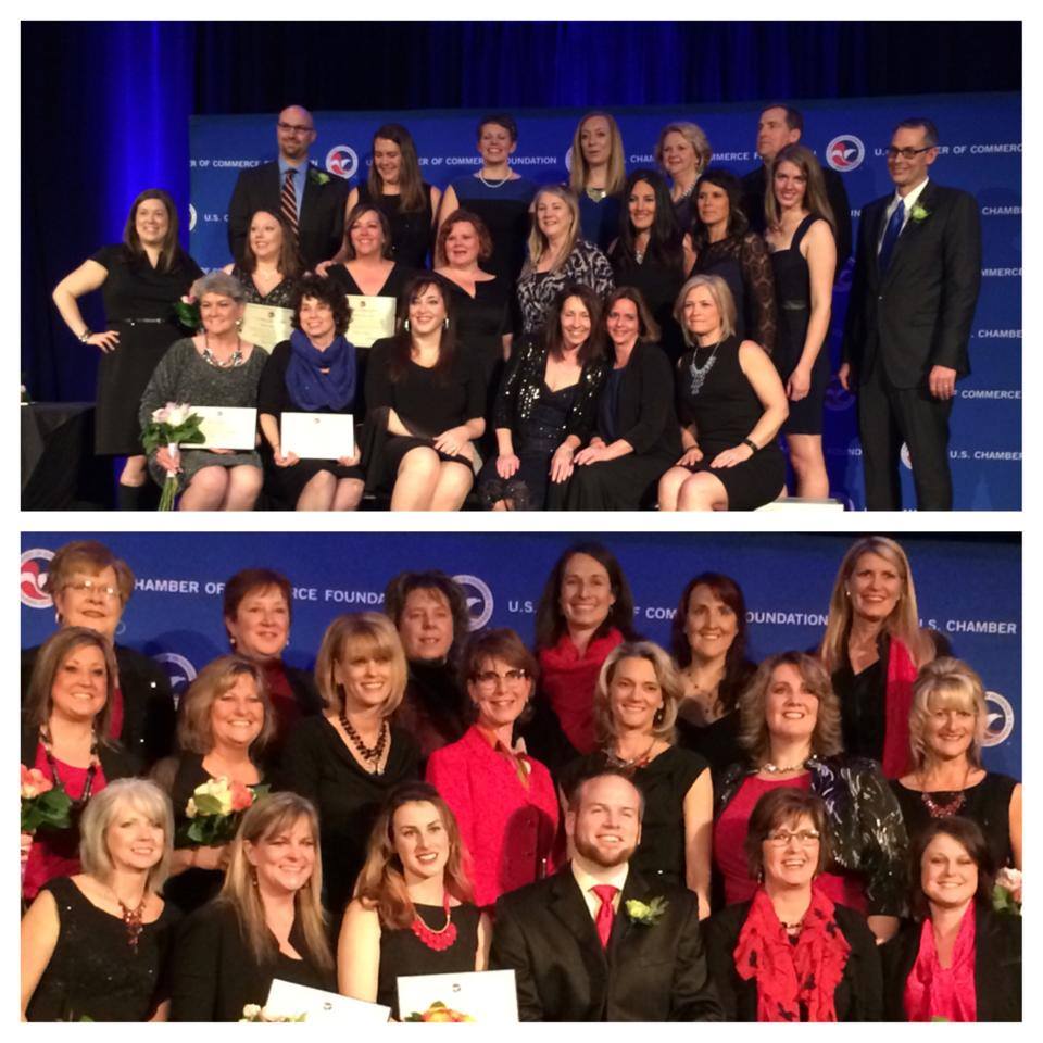 U.S. Chamber Institute for Organization Management class graduates with their IOM designation